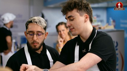 Spursito y la coña con su estrepitoso plato en Disaster Chefs
