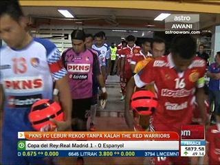 PKNS FC lebur rekod tanpa kalah The Red Warriors