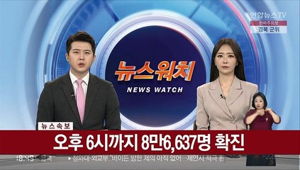[속보] 오후 6시까지 8만6,637명 확진