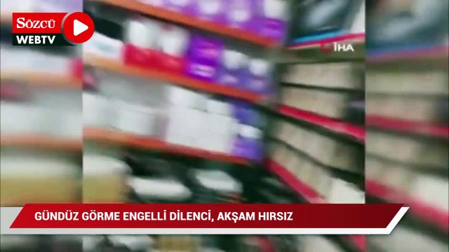 Gündüz dilencilik gece hırsızlık yapan şüpheli yakalandı