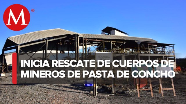 Inicia excavación en Pasta de Conchos para rescatar los cuerpos de los mineros atrapados