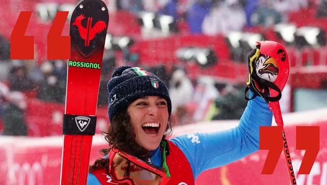 Brignone bronzo nella combinata, l'urlo di gioia all'arrivo: Di Goggia non parlo