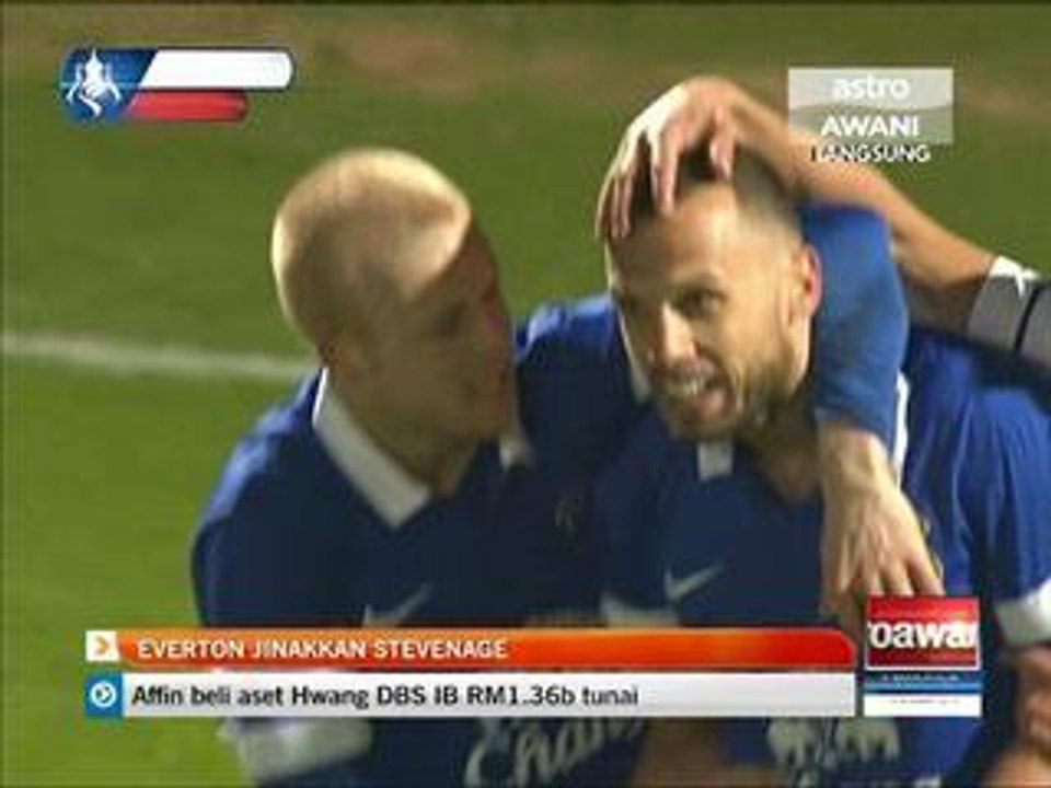 Everton jinakkan Stevenage