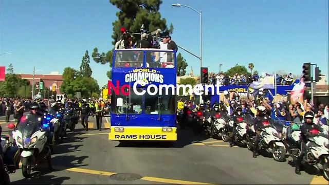 NoComment : les Rams et leurs supporters célèbrent leur victoire au Supe rBowl