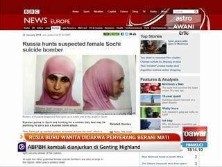 Rusia buru wanita didakwa penyerang berani mati