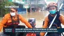 Banjir Bekasi Mulai Surut, Lumpur dan Sampah Memenuhi Perumahan Pondek Gede Permai