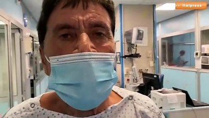 Gianni Morandi 10 giorni dopo l'incidente "Sono stato fortunato"