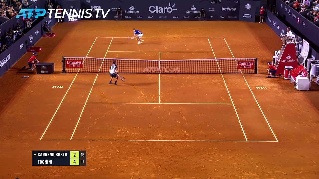 Highlights: Fognini ringt Carreno Busta nieder