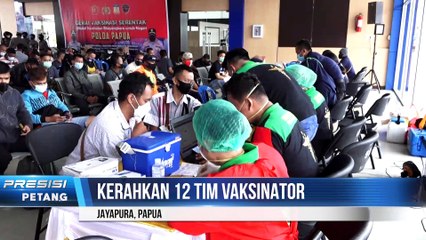 Kabareskrim Polri Asistensi Pelaksanaan Vaksinasi Massal Covid-19 di Terminal A Enterop Jayapura
