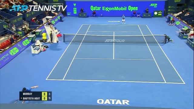 Highlights: Bautista Agut schießt Murray vom Platz