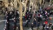 Manifestación de conductores de autobuses en Barcelona