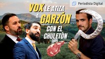 TREMENDO: VOX le atiza a GARZÓN con el chuletón por atacar a los ganaderos españoles