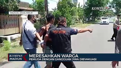 Meresahkan Warga, Pemuda Dengan Gangguan Jiwa Dievakuasi