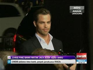 Chris Pine bawa watak Jack Ryan versi baru