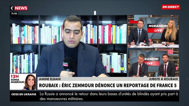 Roubaix - Amine, qui avait témoigné sur M6, accusé dans Morandini Live de changer son discours : Vous ne dites plus la même chose qu'il y a un mois - VIDEO