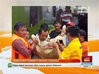 Insiden bot karam di Mukah, Sarawak