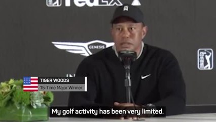 Descargar video: Tiger Woods admits he doesn't know when he'll play again