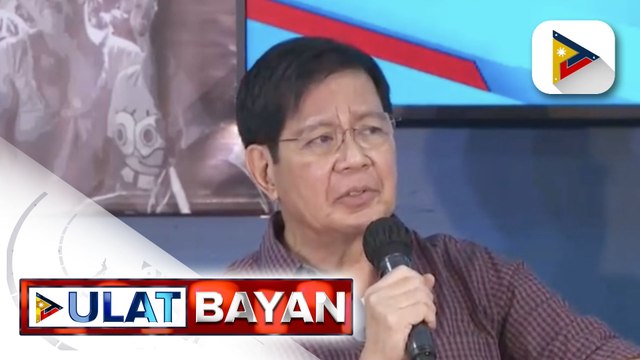 Sen. Panfilo Lacson, hindi naniniwala sa mababang rating niya sa survey; Lacson, ibinunyag ang umano'y destabilization plot laban sa kanila dahil sa platapormang kontra sa magnanakaw