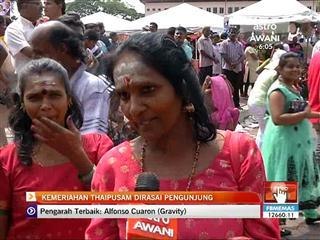 Kemeriahan Thaipusam dirasai pengunjung