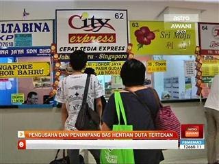 Pengusaha dan penumpang bas Hentian Duta tertekan