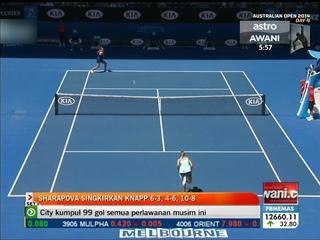 Sharapova berhempas pulas untuk atasi Knapp
