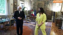 Mattarella riceve Pausini 