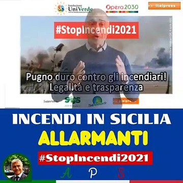 Incendi, Pecoraro Scanio La Sicilia va a fuoco già in primavera
