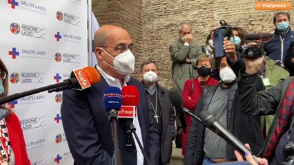 Zingaretti "Presto nuovi Hub vaccinali nel Lazio"