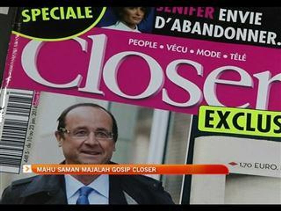 Mahu saman majalah gosip Closer