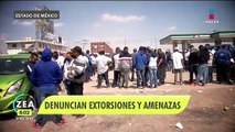 Transportistas denuncian extorsiones y amenazas en el Edoméx