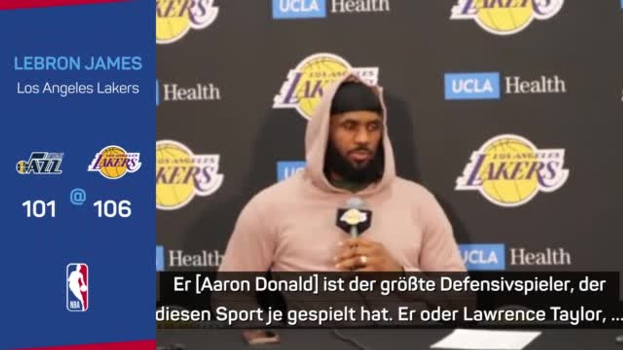LeBron: “Aaron Donald ist der Größte aller Zeiten”