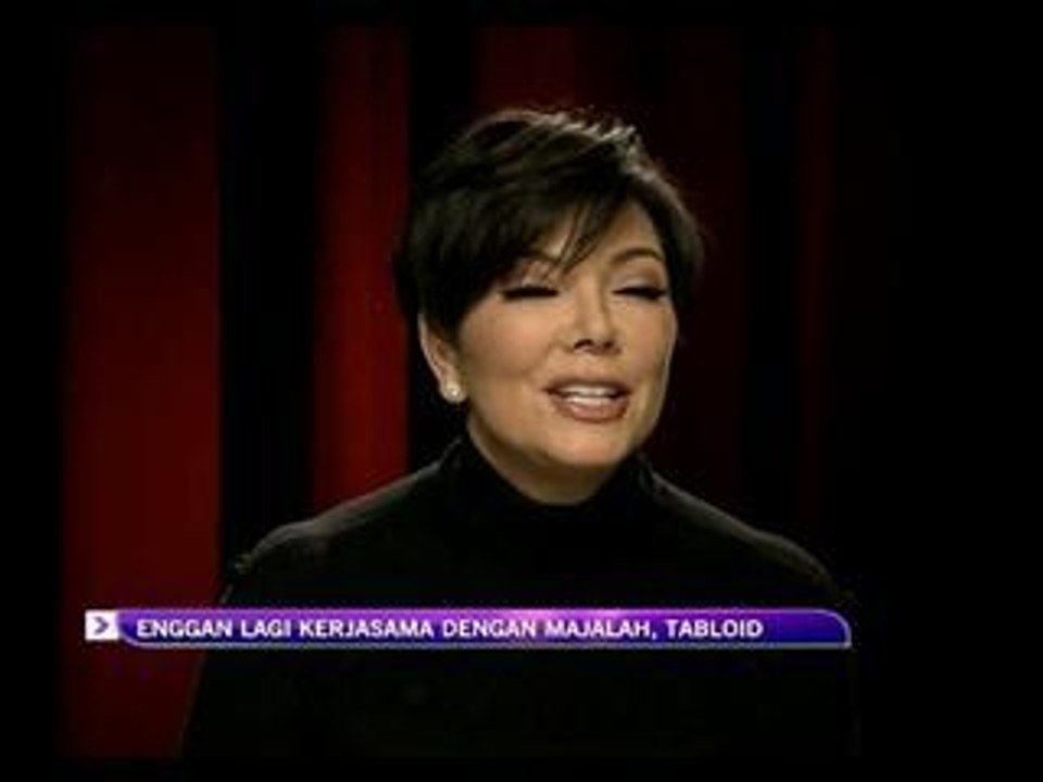 Enggan bekerjasama dengan majalah, tabloid