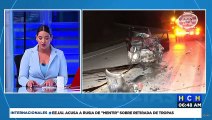 ¡Aparatosa colisión en Copán dejó cinco personas heridas!