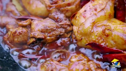 ước tính 5 pound gà trống và một bát lẩu gà ác và hương vị này thật tuyệt vời