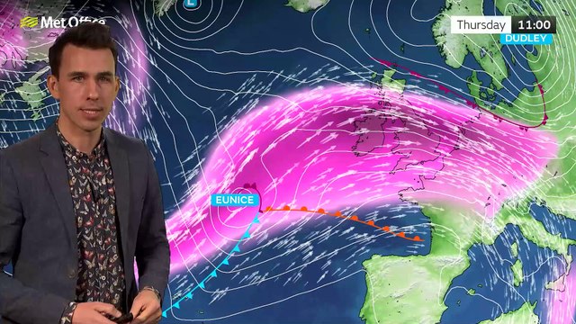 Met Office - Update on Storms Dudley and Eunice