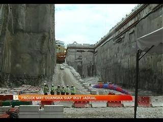 Projek MRT dijangka siap ikut jadual