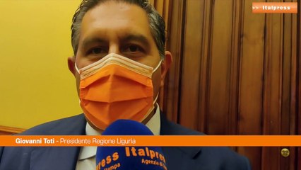Toti: "Applicare il modello Genova al Recovery Plan"