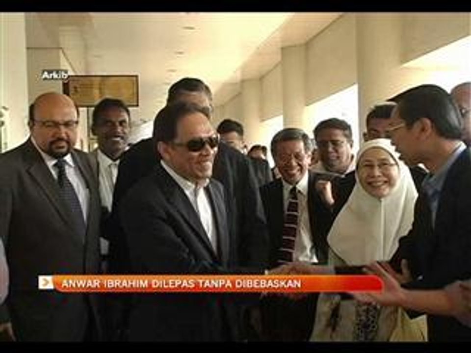 Anwar Ibrahim dilepas tanpa dibebaskan