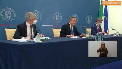 Draghi: "Il decreto Sostegni bis guarda al futuro"