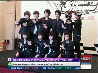 Ahli keluarga anggota Super Junior ditemui mati