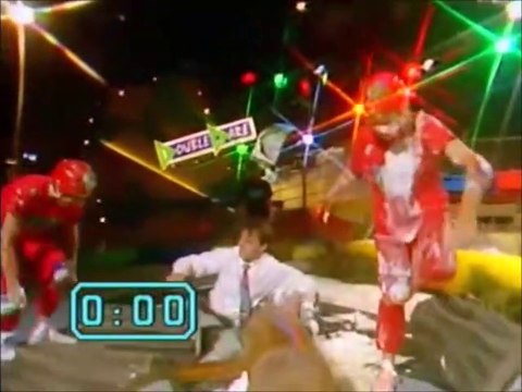 Celebrity Double Dare UK 1988 Obstacle Course Run 2