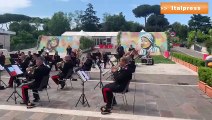 Al Policlinico Gemelli concerto banda musicale Arma carabinieri