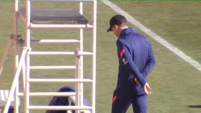 El Atlético regresa a los entrenamientos tras la amarga derrota ante el Levante