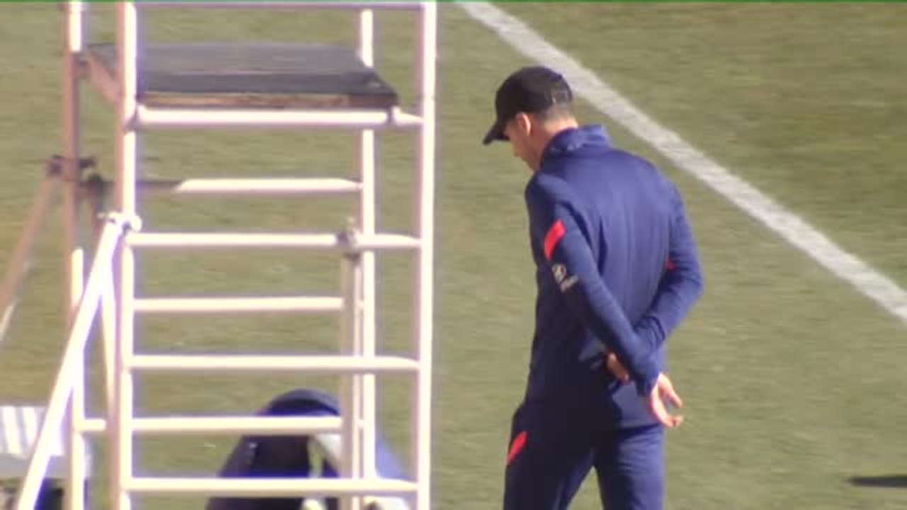 El Atlético regresa a los entrenamientos tras la amarga derrota ante el Levante