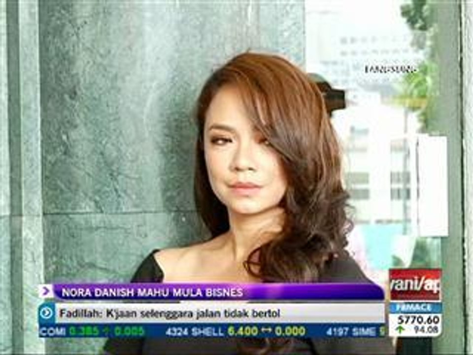 Nora Danish mahu mula bisnes