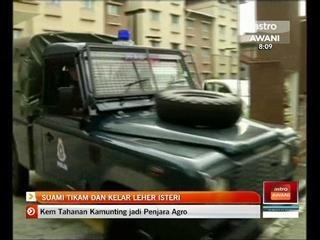 Suami tikam dan kelar leher isteri