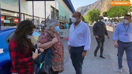 La figlia di Che Guevara visita l'hub vaccinale di Palermo