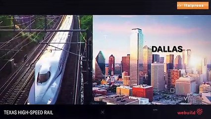 Webuild, contratto da 16 mld per l'alta velocità Dallas-Houston