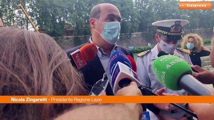 Roma, rimosso dal Tevere relitto del 2008