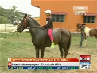 Aktiviti berkuda semakin popular di Kelantan